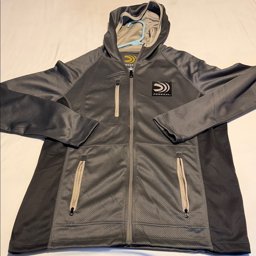 Women's Gray Hooded Jacket
